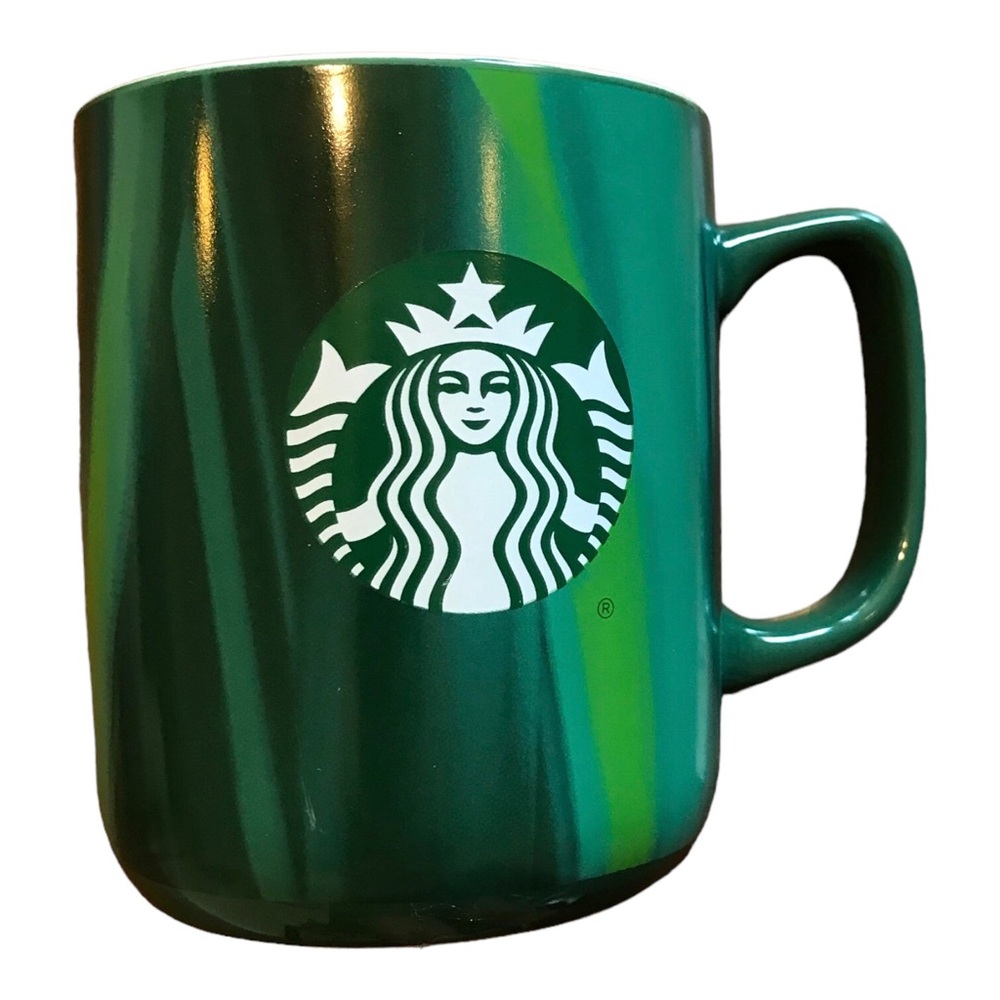 Starbucks Logo Green Stripe Coffee Mug